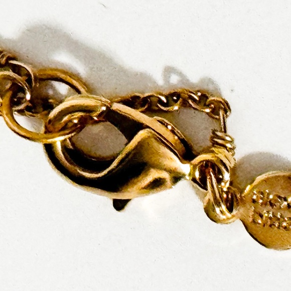 Vintage Alexis Bittar Blue Round Lucite Necklace - Picture 3 of 4